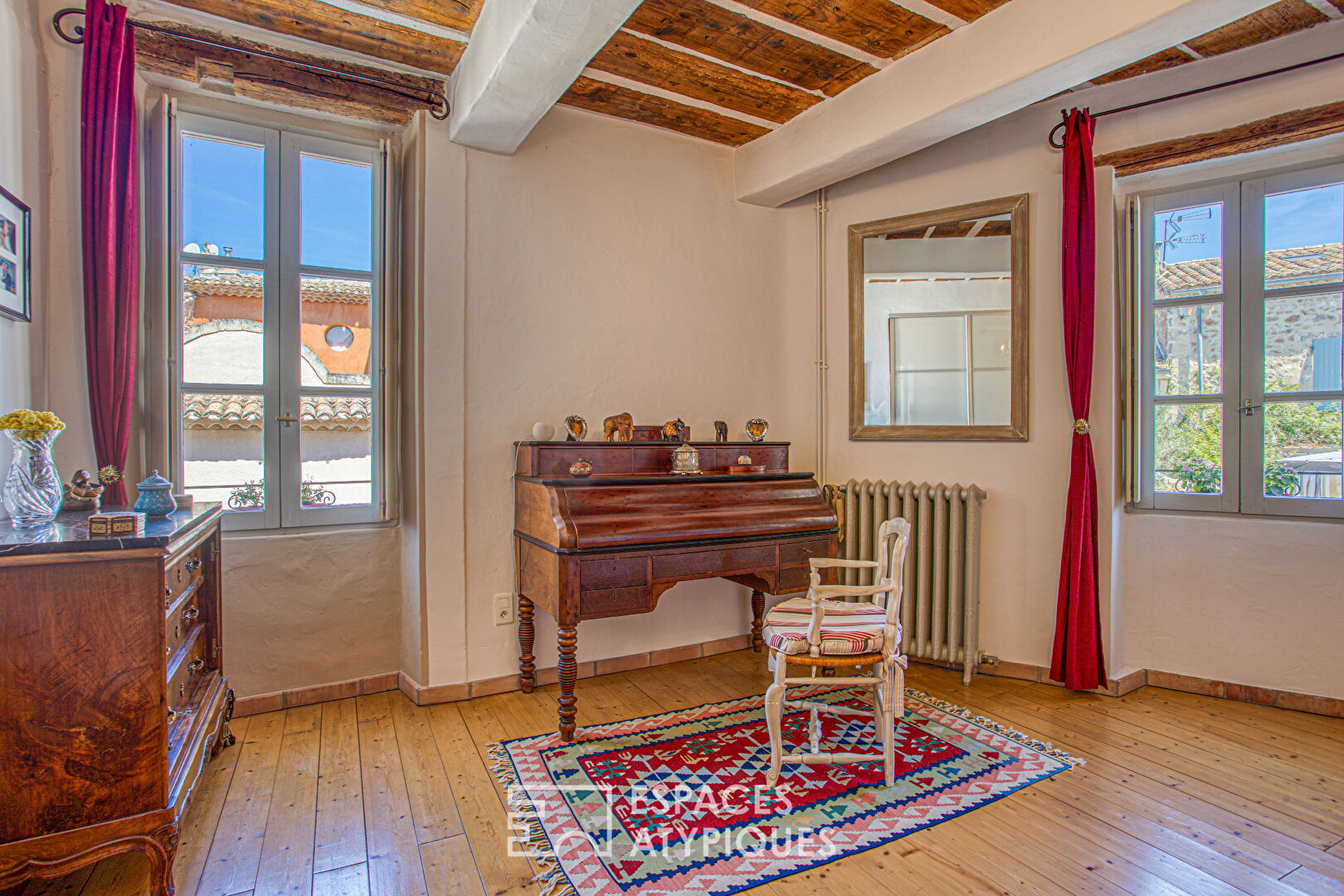 Back to basics, village house with terrace and view