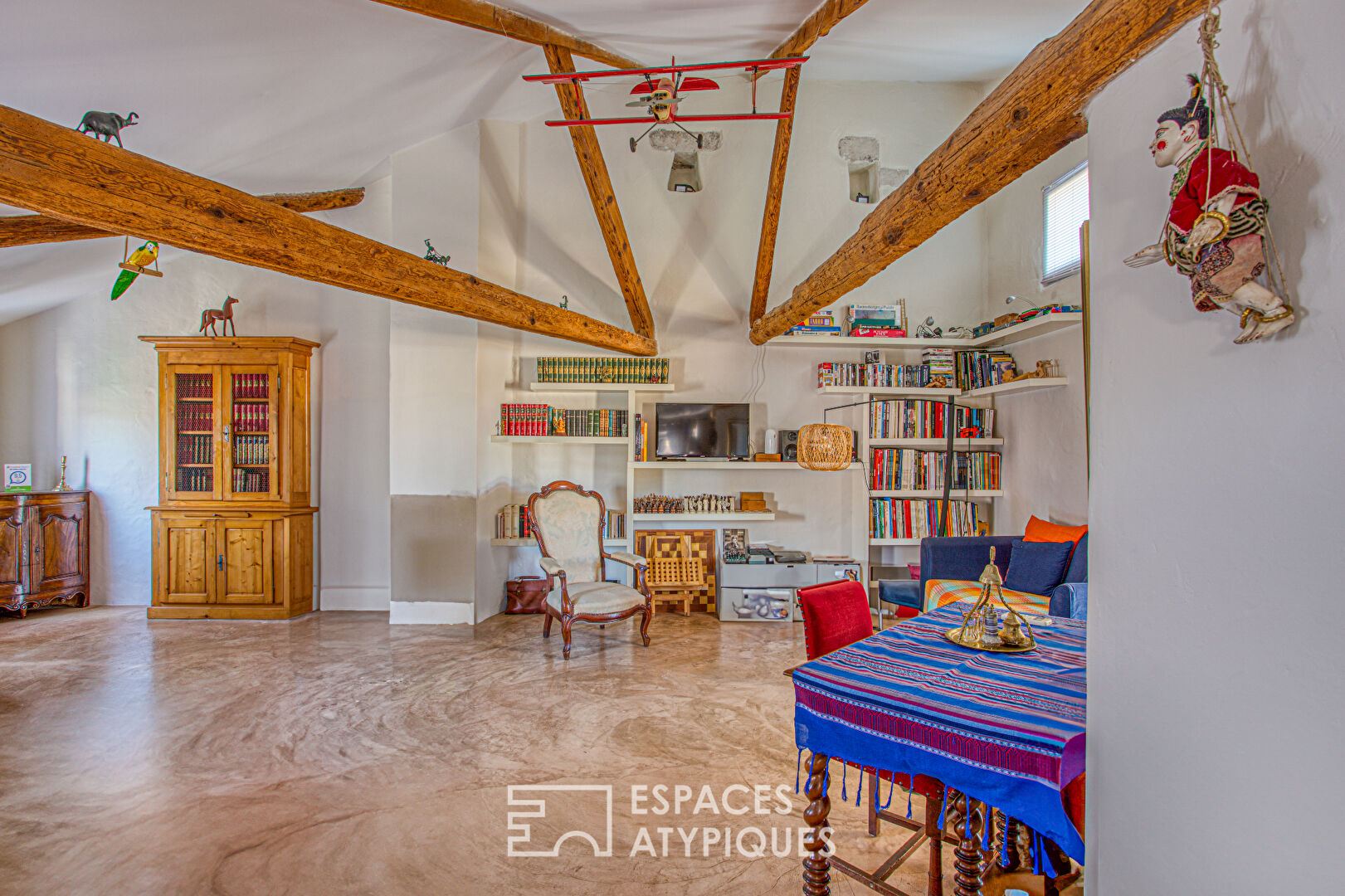 Back to basics, village house with terrace and view