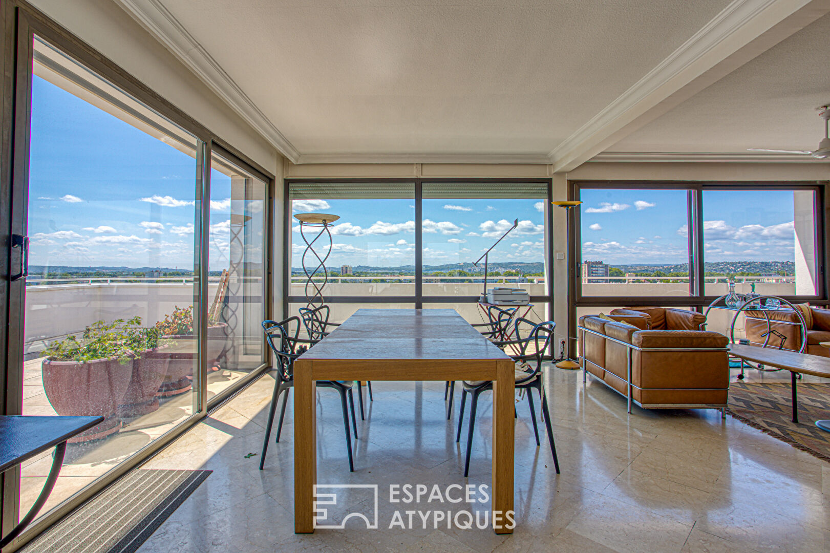 Aerial penthouse in Avignon