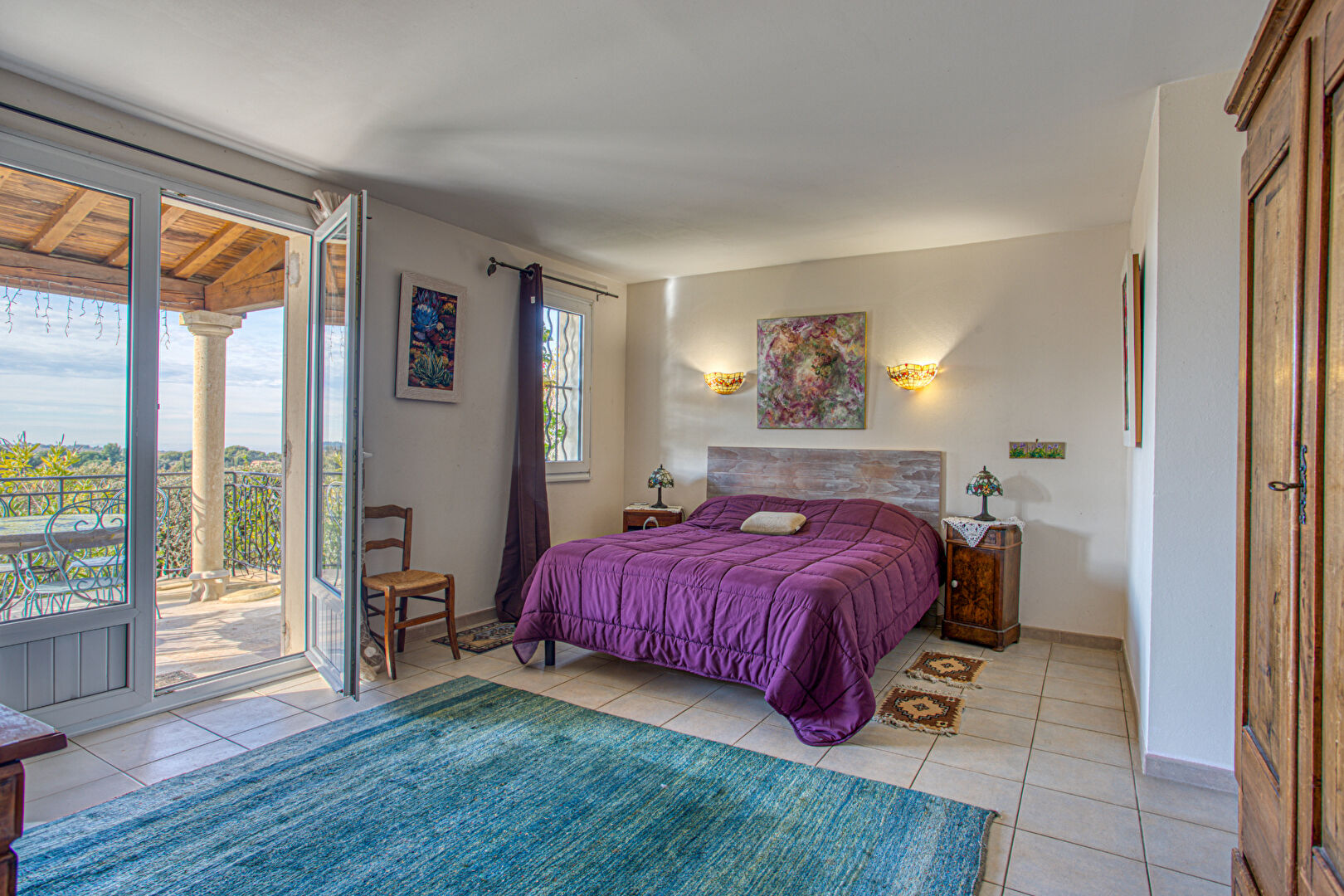 Maison de plain-pied avec panorama d’exception entre le Luberon et le Ventoux