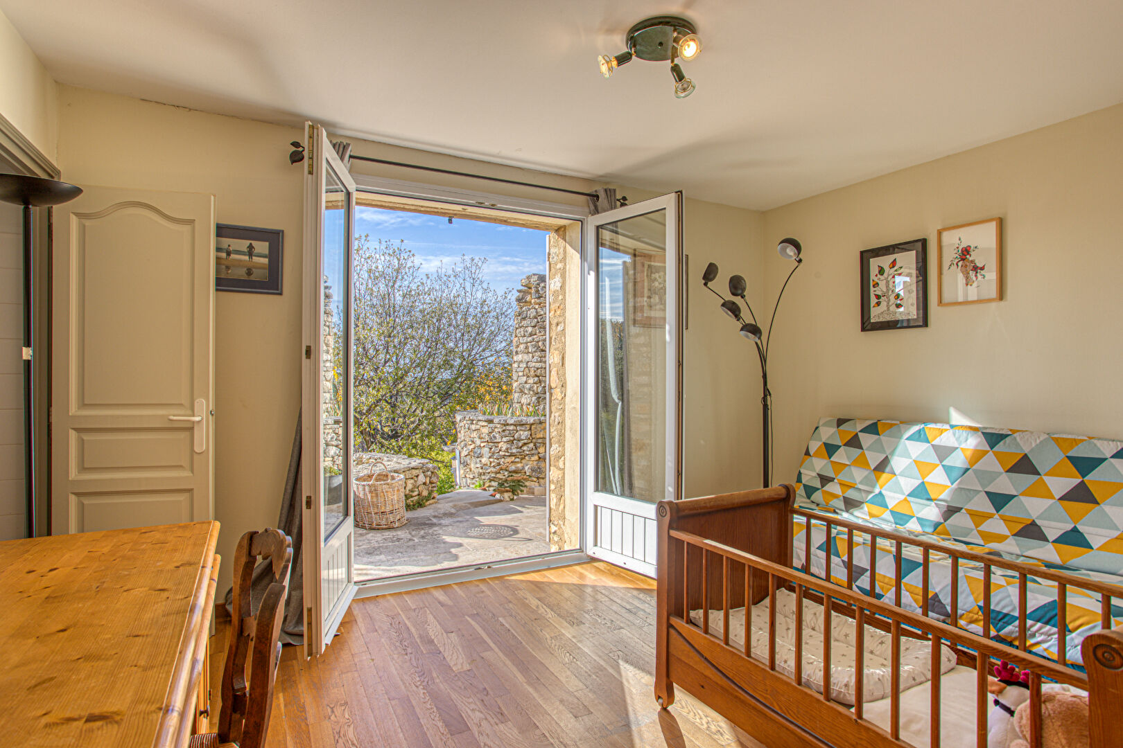 Maison de plain-pied avec panorama d’exception entre le Luberon et le Ventoux