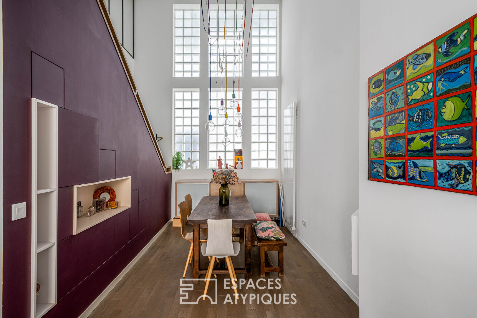 Contemporary duplex in the Croulebarbe neighborhood with terraces