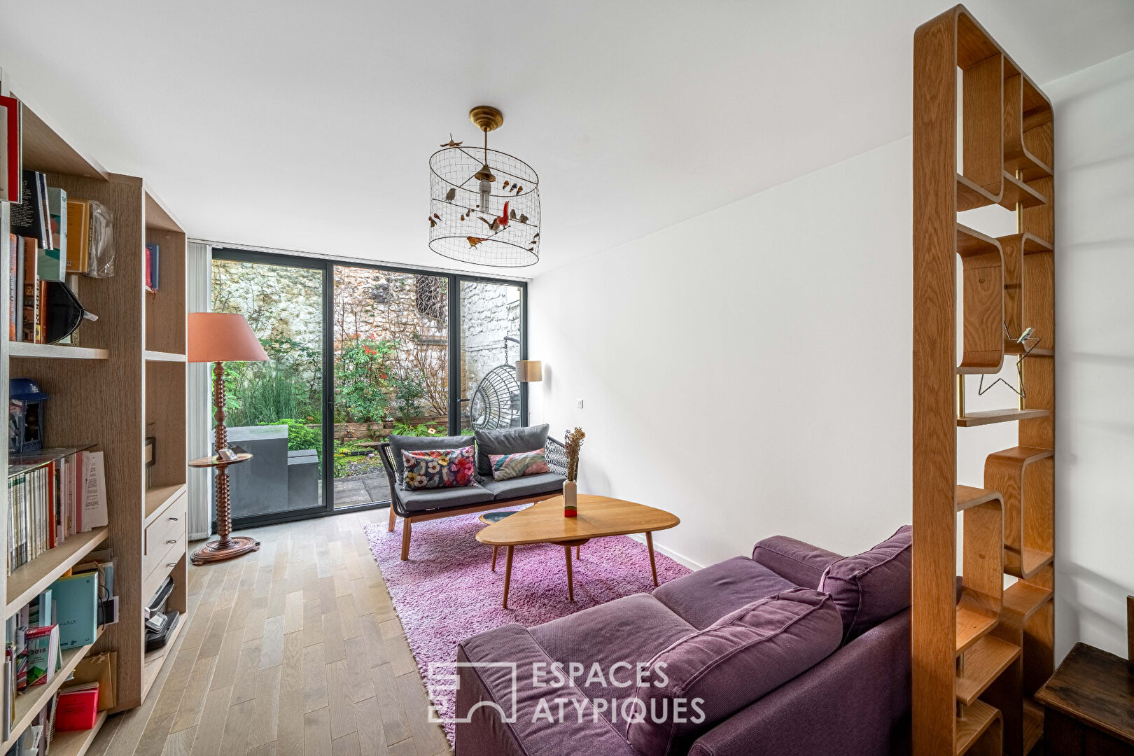 Contemporary duplex in the Croulebarbe neighborhood with terraces