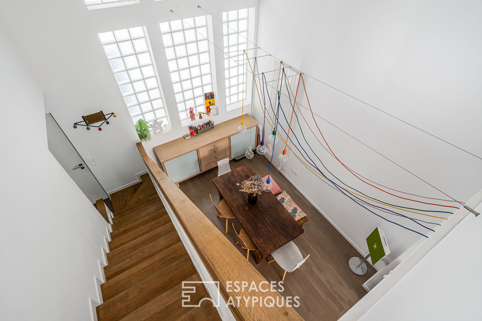 Contemporary duplex in the Croulebarbe neighborhood with terraces