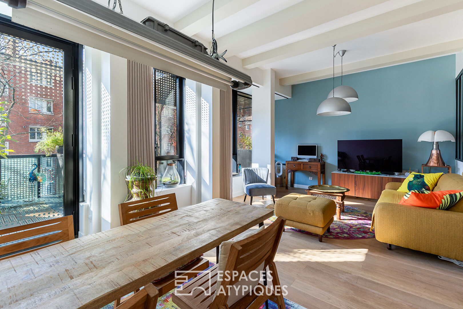 Appartement rénové avec terrasse dans la résidence Nuages, quartier des Peupliers