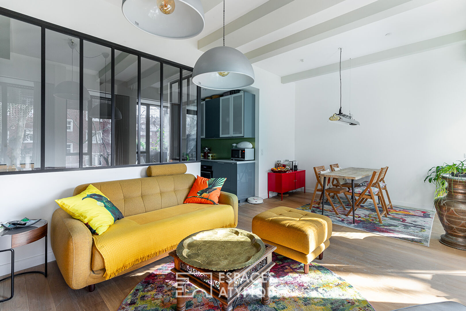 Appartement rénové avec terrasse dans la résidence Nuages, quartier des Peupliers