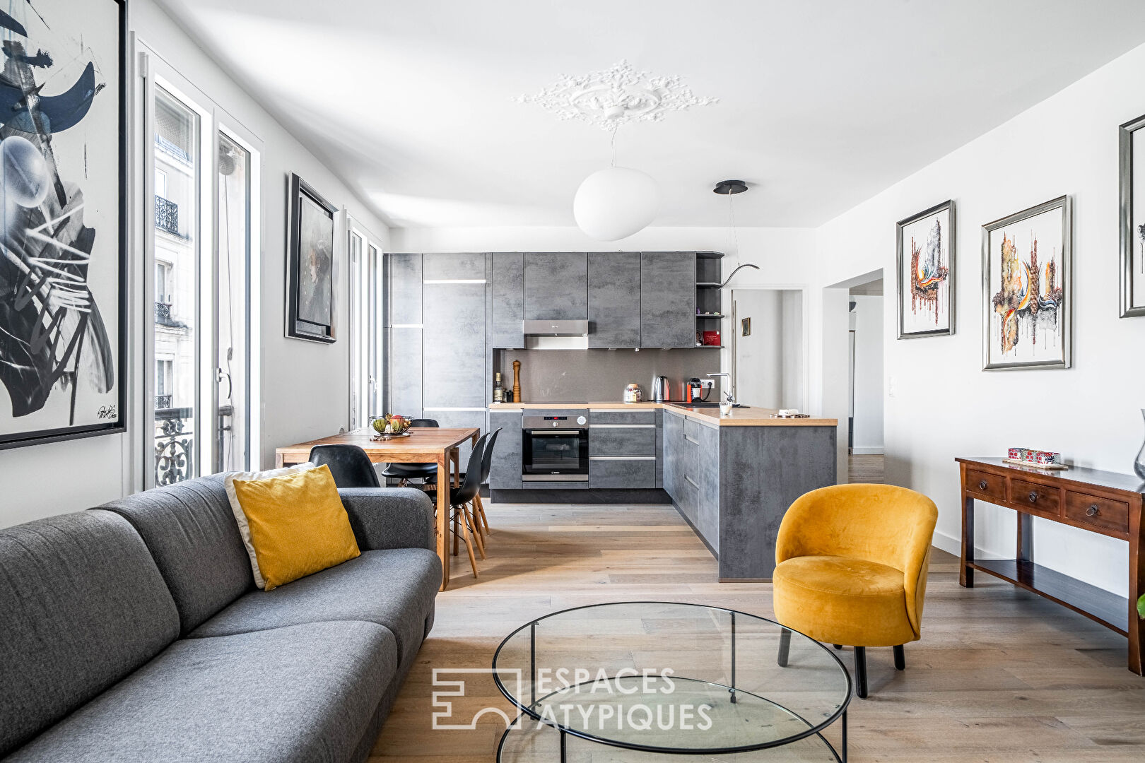 Appartement au charme de l’ancien rénové par architecte