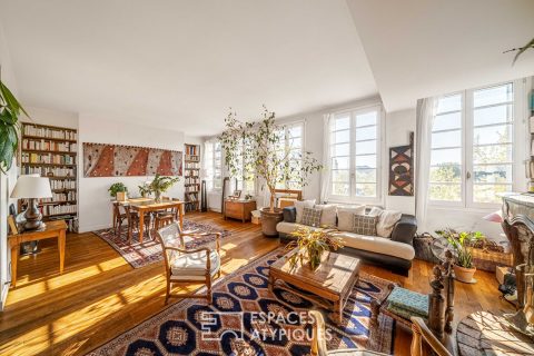 Appartement traversant avec terrasse, proche rue Daguerre
