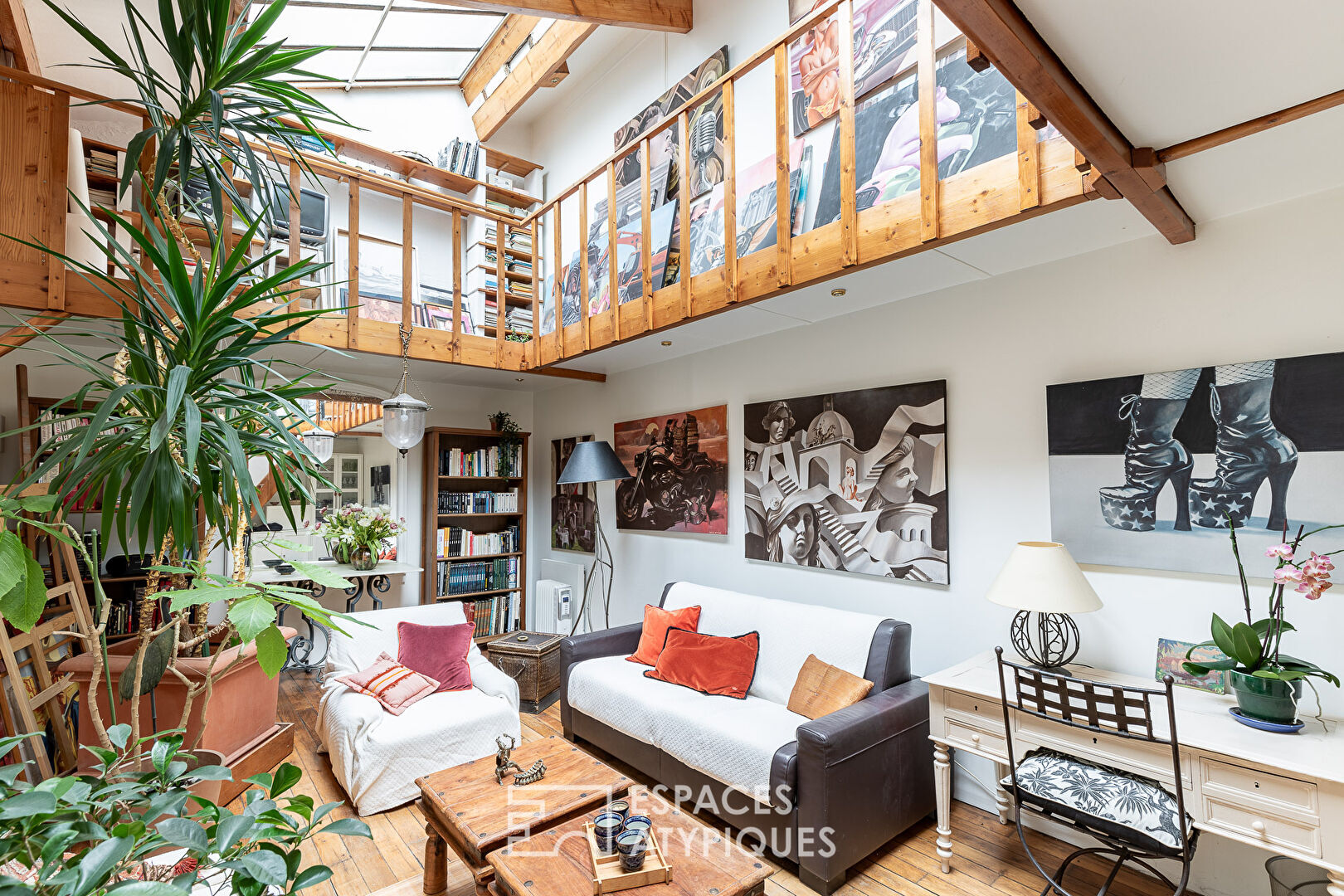 Maison d’artiste avec terrasse proche Parc Montsouris