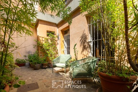 Appartement esprit maison avec terrasse plein sud
