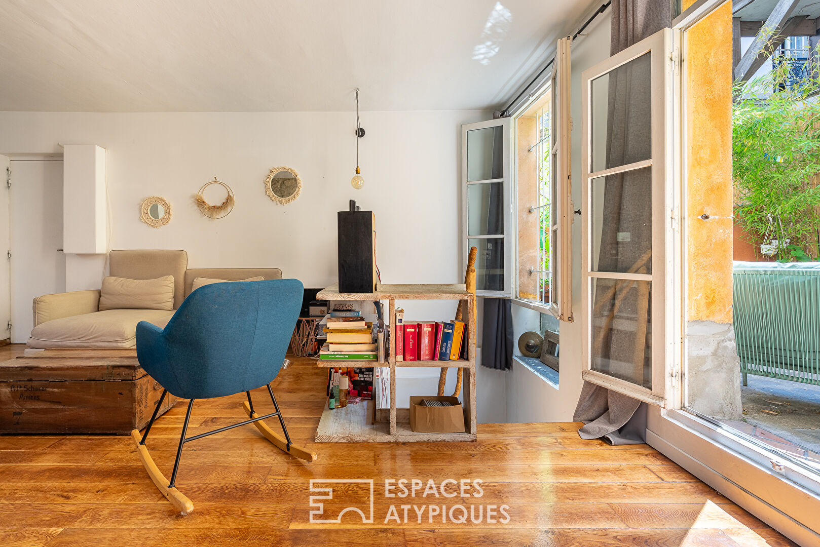 Appartement esprit maison avec terrasse plein sud
