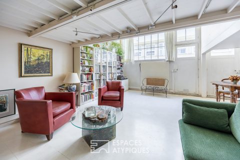 Atelier d’artiste en Duplex proche du jardin du Luxembourg et de Notre-Dame des Champs