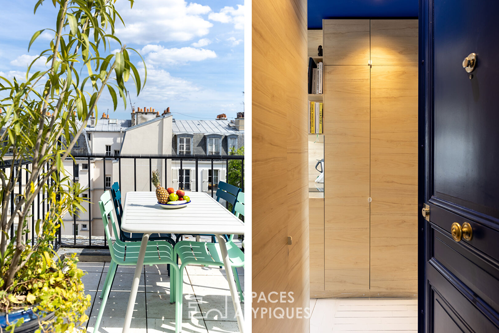 Dernier étage rénové avec terrasse