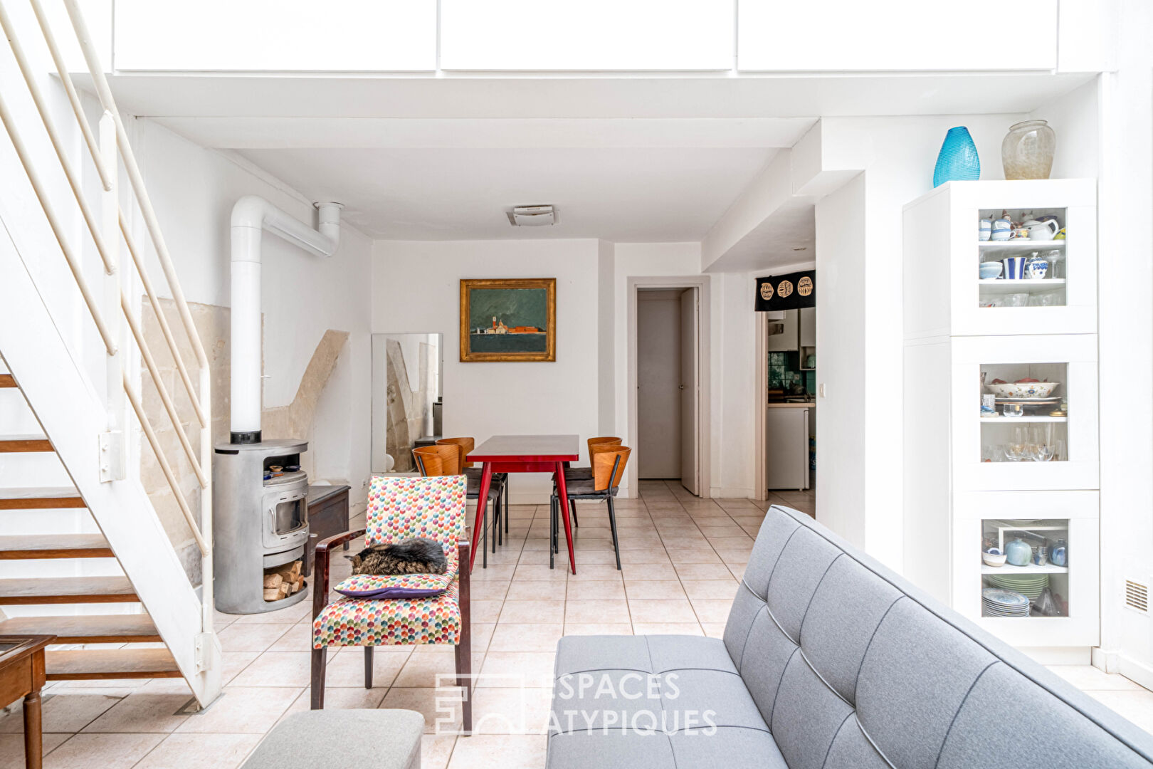 Atelier d’artiste en duplex rue des Ecoles