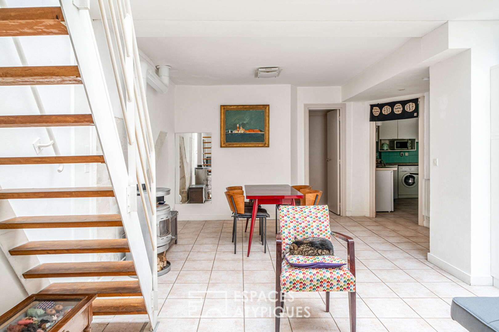 Atelier d’artiste en duplex rue des Ecoles