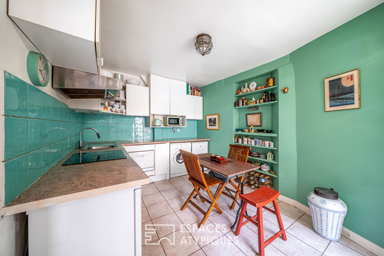 Atelier d’artiste en duplex rue des Ecoles
