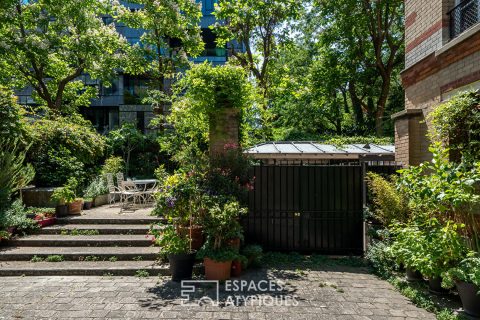 Loft avec véranda et terrasses, rue de la Colonie