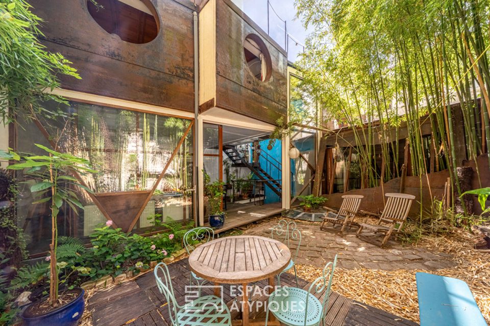 Esprit bateau avec jardin - Quartier des Gobelins