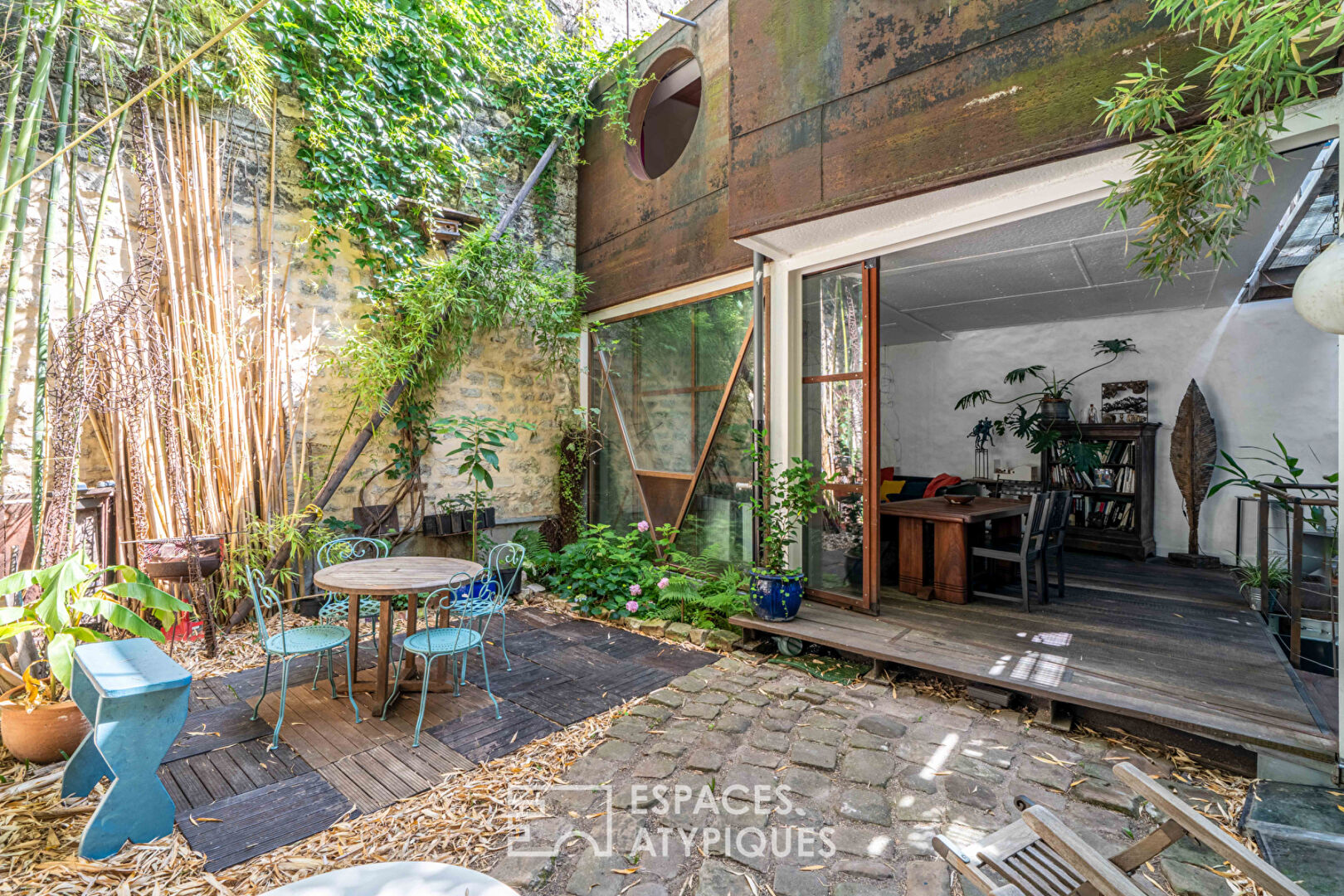 Esprit bateau avec jardin – Quartier des Gobelins