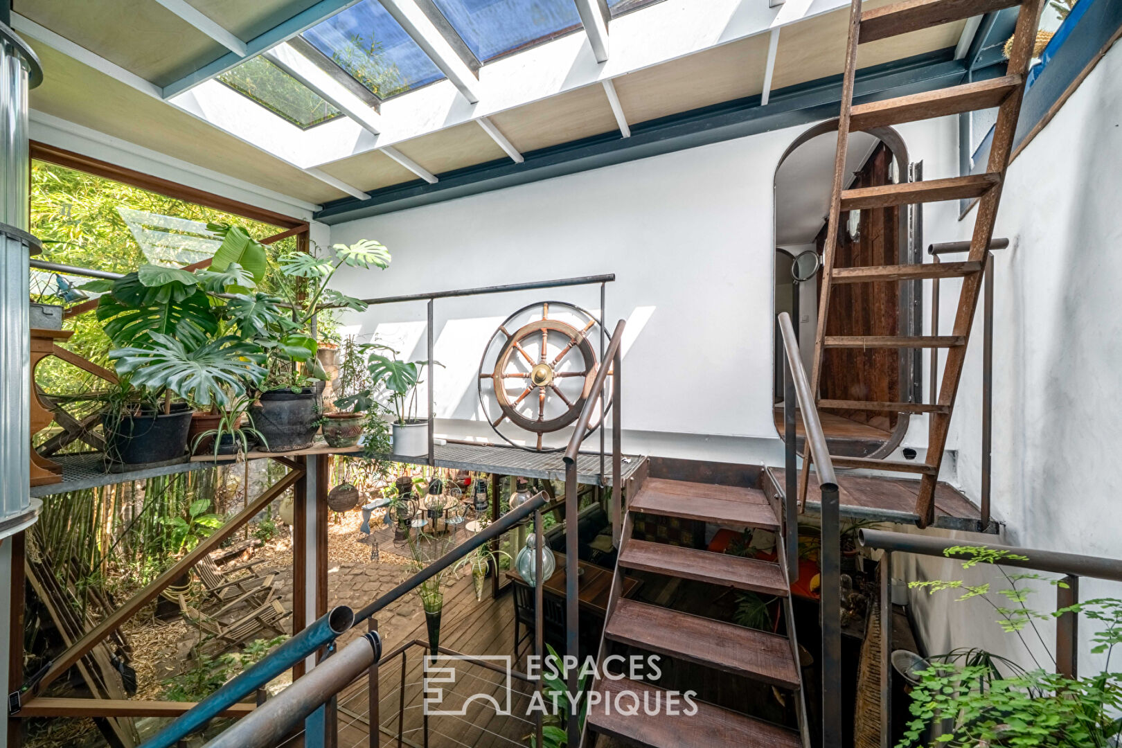 Esprit bateau avec jardin – Quartier des Gobelins