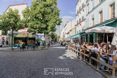 Dernier étage à la Butte-aux-Cailles