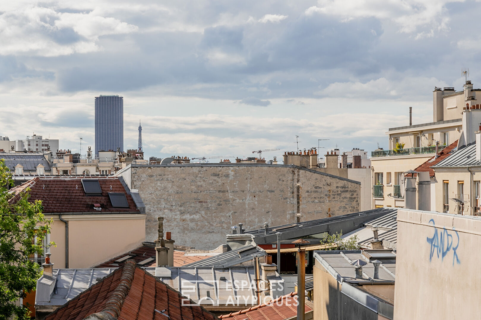 Dernier étage à la Butte-aux-Cailles