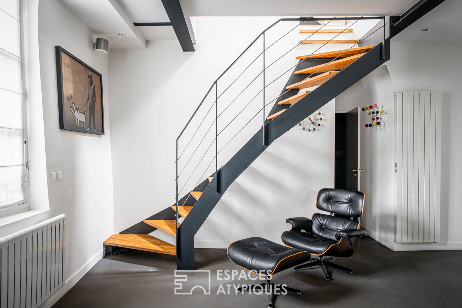 Duplex avec balcon rénové avec soin – Jardin des Plantes