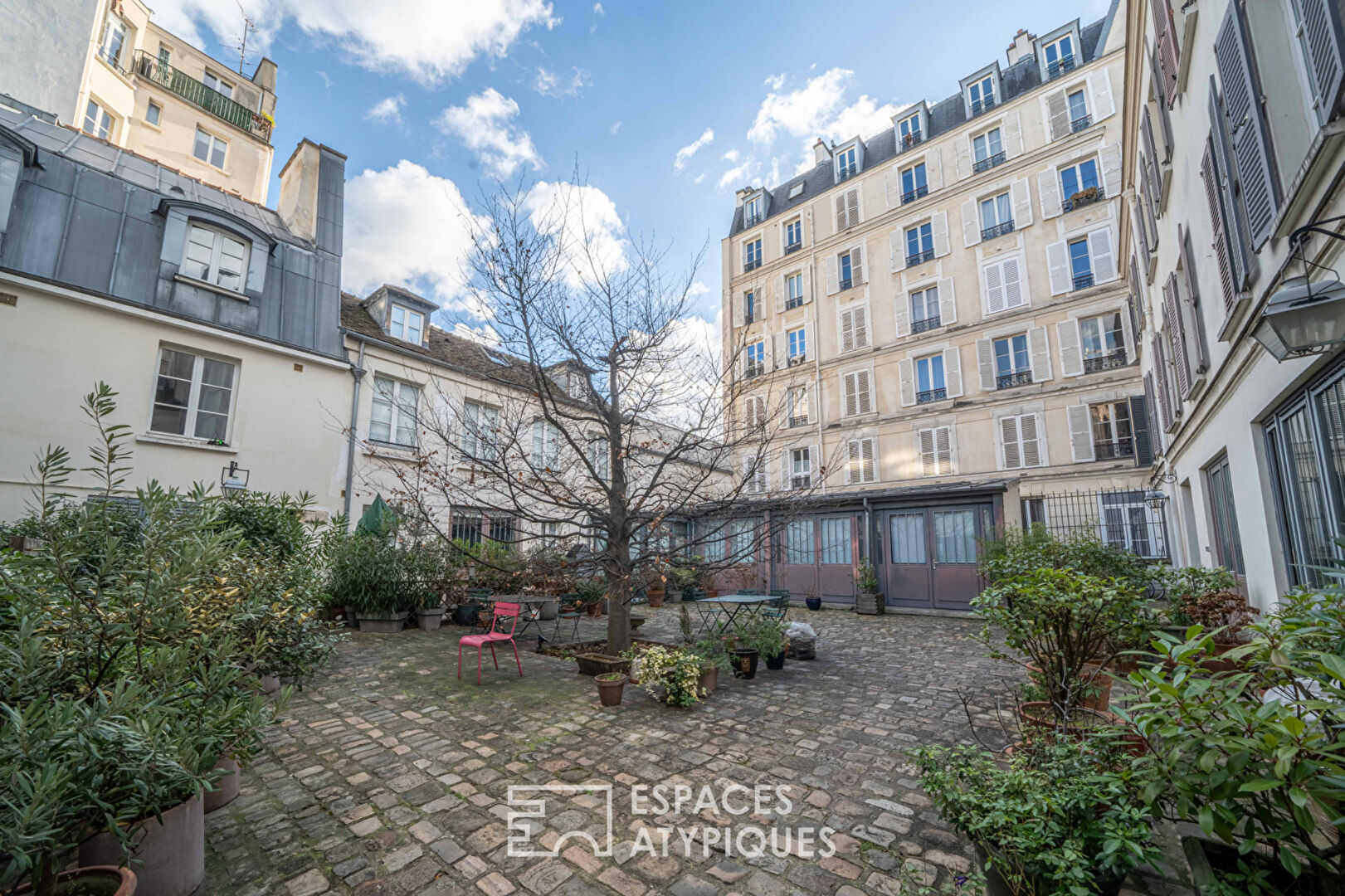 Duplex avec balcon rénové avec soin – Jardin des Plantes