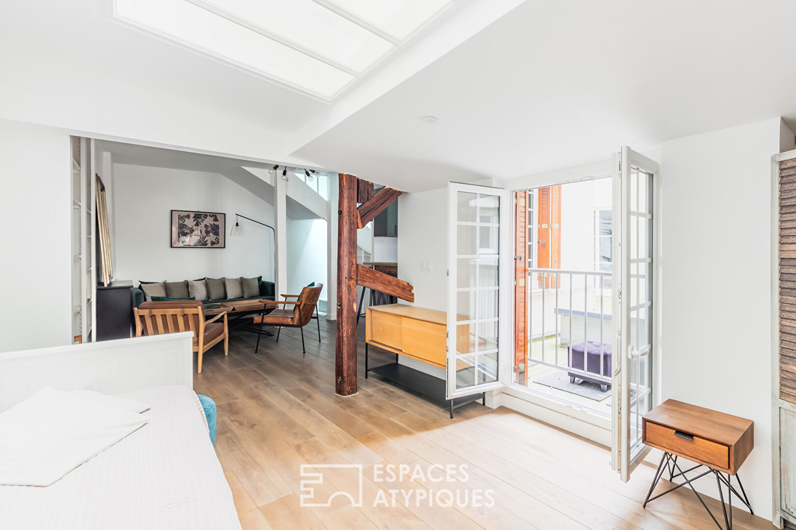 Duplex rénové proche jardin du Luxembourg