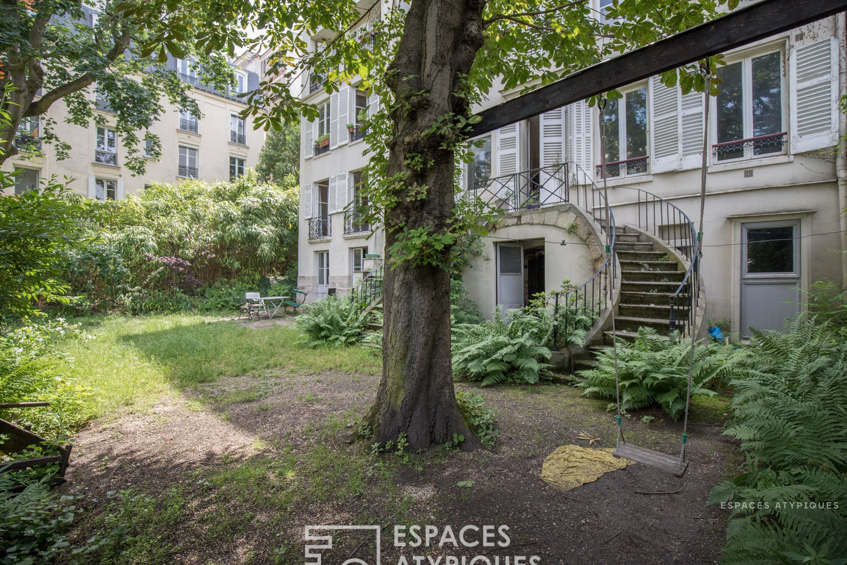 Duplex d’exception avec jardin à rénover