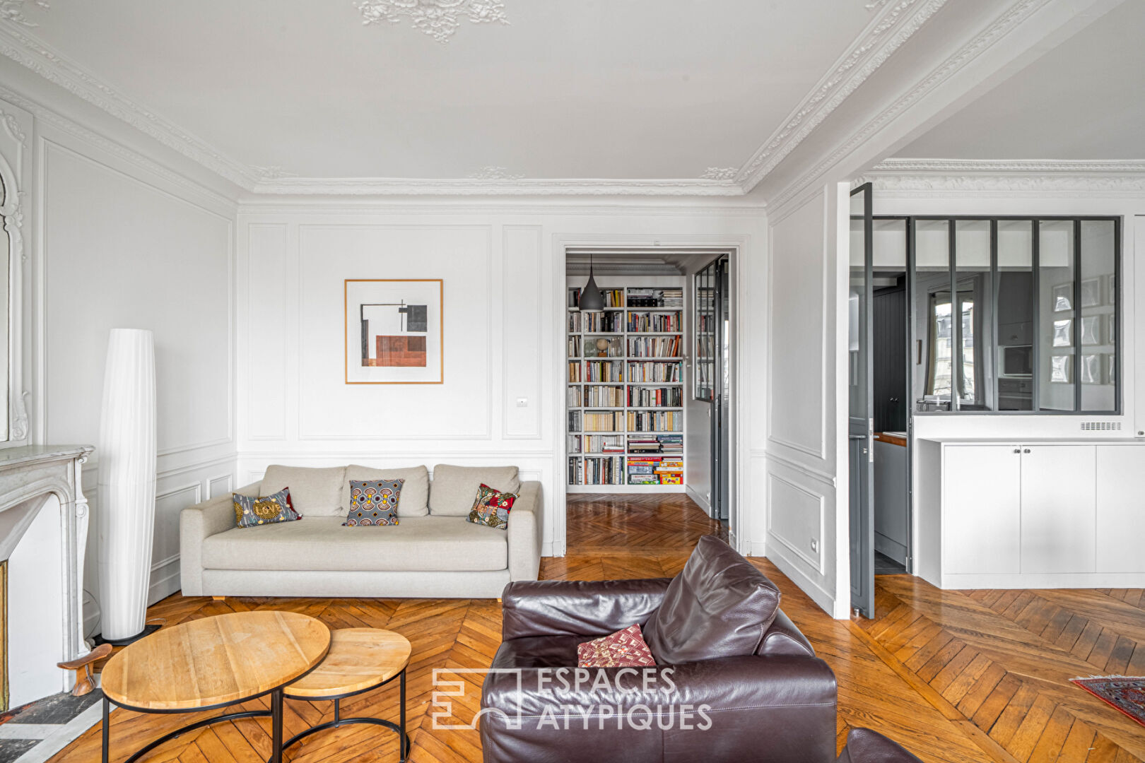 Appartement Art Déco rénové par architecte