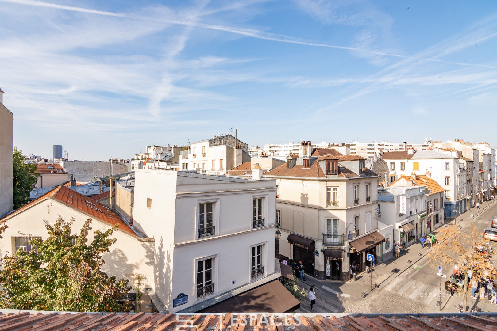 Dernier étage à la Butte-aux-Cailles