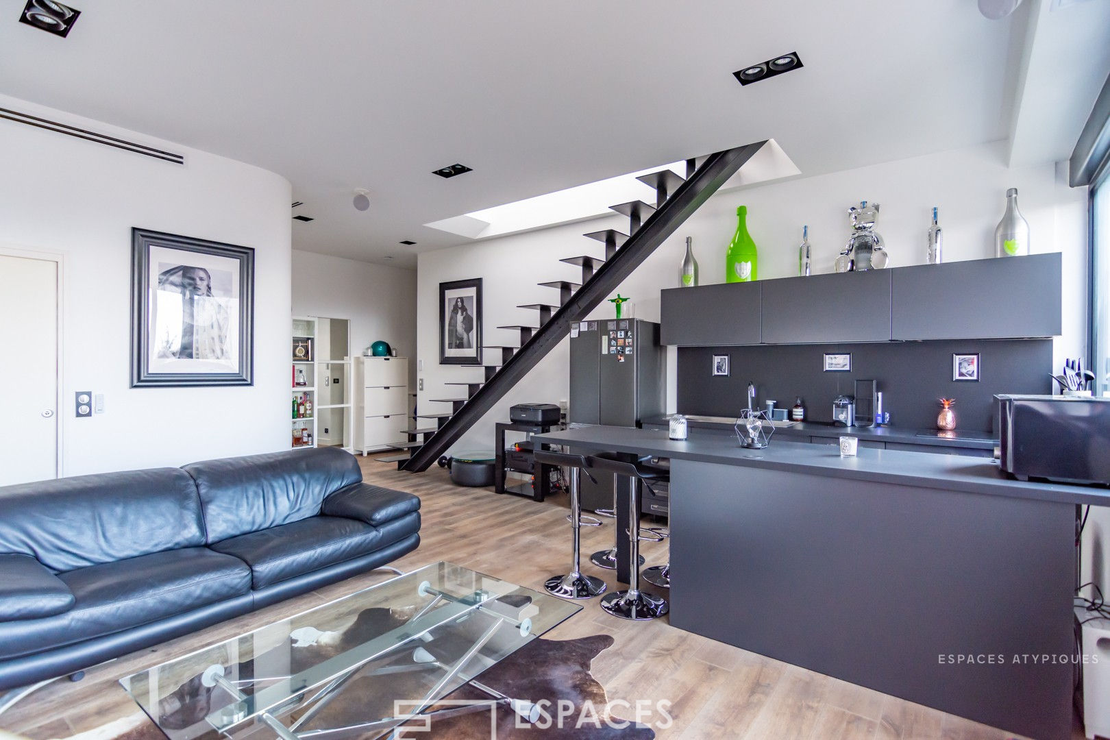 Architect apartment with roof terrace