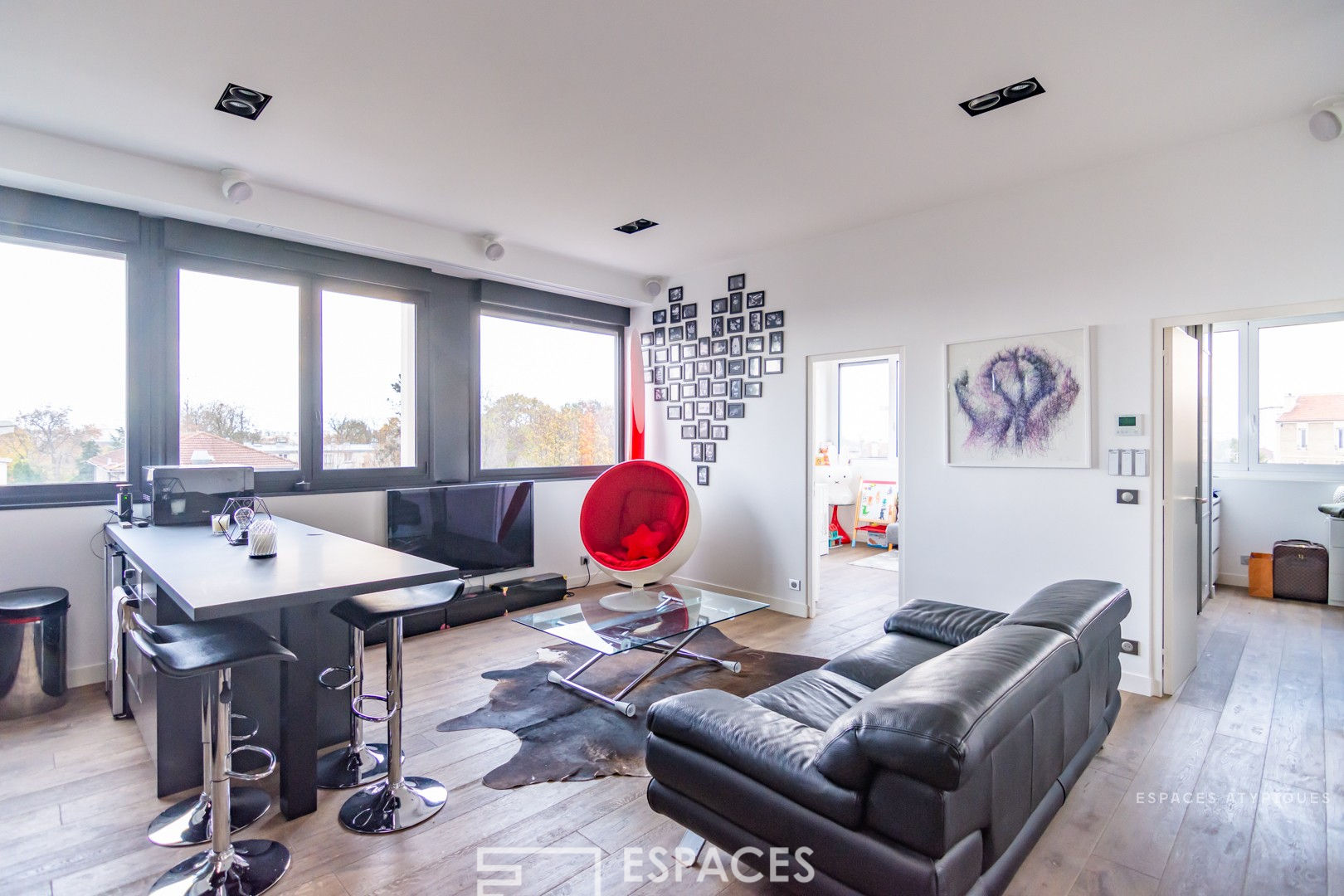 Architect apartment with roof terrace