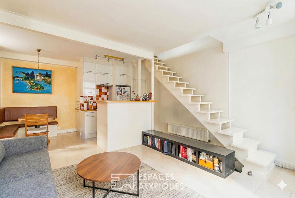 Maison de ville confidentielle avec terrasse exclusive