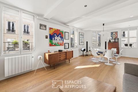 Appartement d&rsquo;angle rénové par architecte