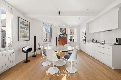 Appartement d&rsquo;angle rénové par architecte