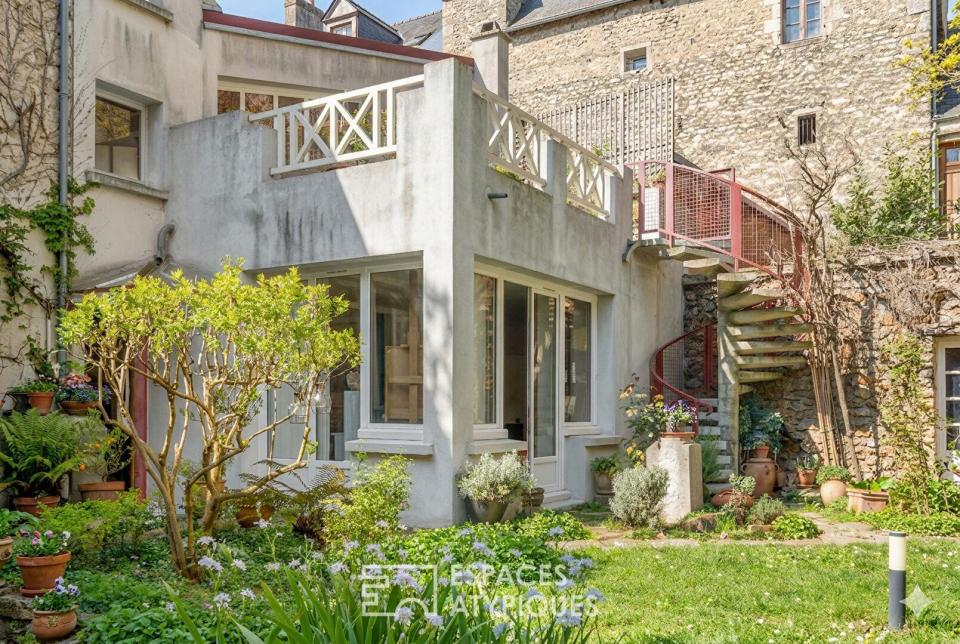 Maison d'architecte avec terrasse