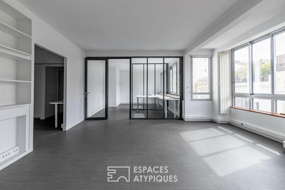 Esprit atelier et modularité au coeur d'une rue confidentielle