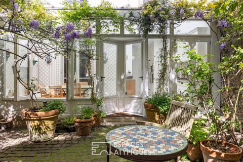 Hotel particulier avec jardin et atelier