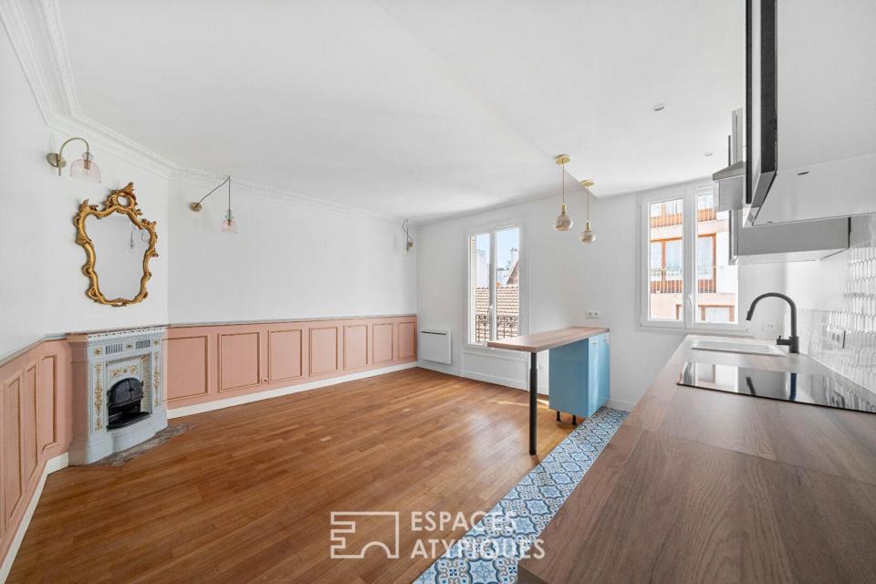 Bel ancien rénové dans un esprit contemporain