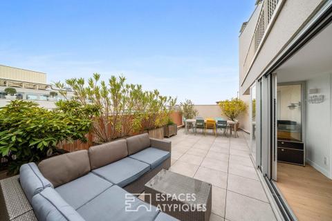 Studio d&rsquo;architecte avec terrasse, quartier Croulebarbe