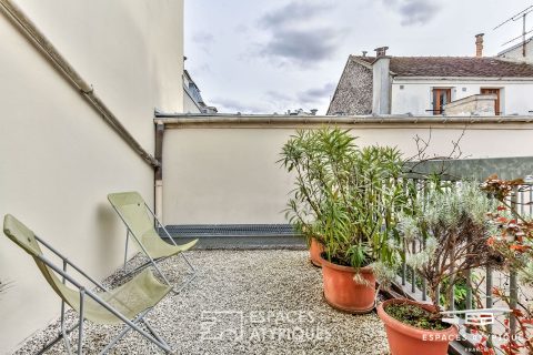 Duplex comme une maison à la Butte-aux-Cailles