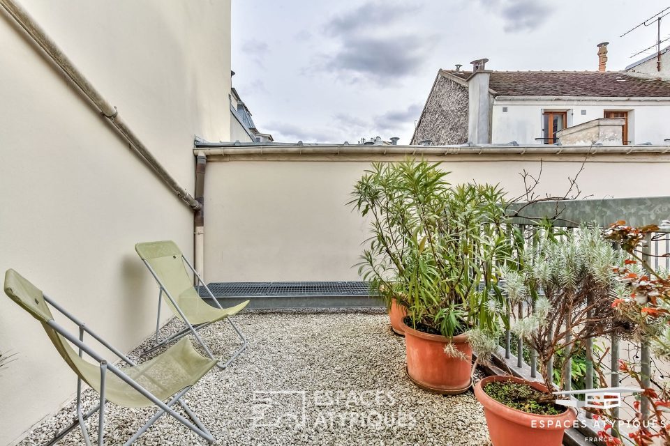 75013 PARIS - Duplex comme une maison à la Butte-aux-Cailles - Réf. 1662EP