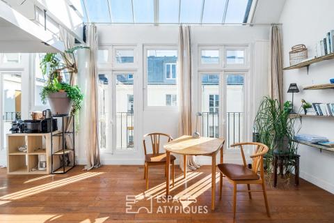 Atelier d&rsquo;artiste en dernier étage et bureau indépendant