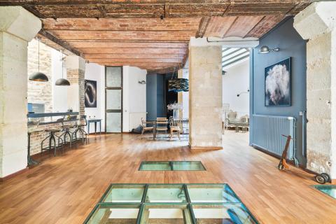 Atelier/loft en duplex rue Mouffetard