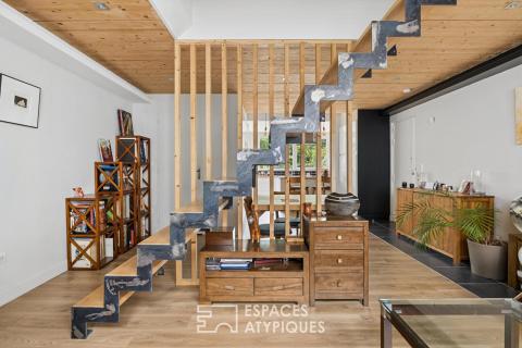 Redesigned workshop on the top floor