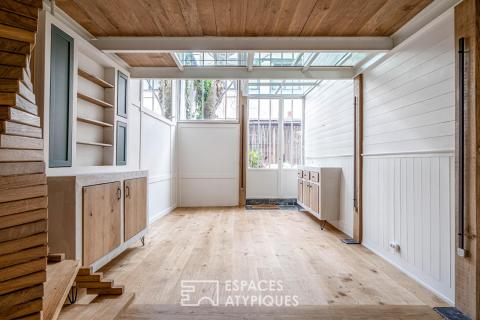 Atelier d&rsquo;artiste rénové avec terrasse tolérée