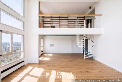 Duplex aux derniers étages –  Place d&rsquo;Italie / Butte-aux-Cailles