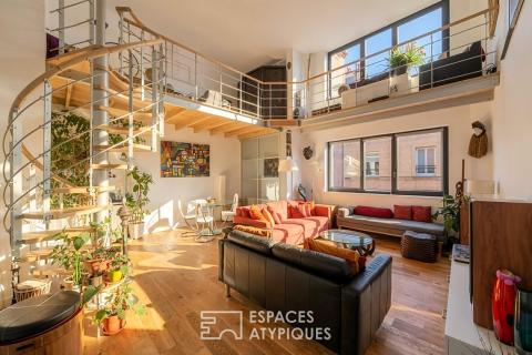 L’art des volumes : appartement traversant esprit l’atelier d’artiste
